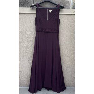 NEW Anthropologie Elevenses Women's Purple Sleeveless Dress Size 6 Knee Lenght T